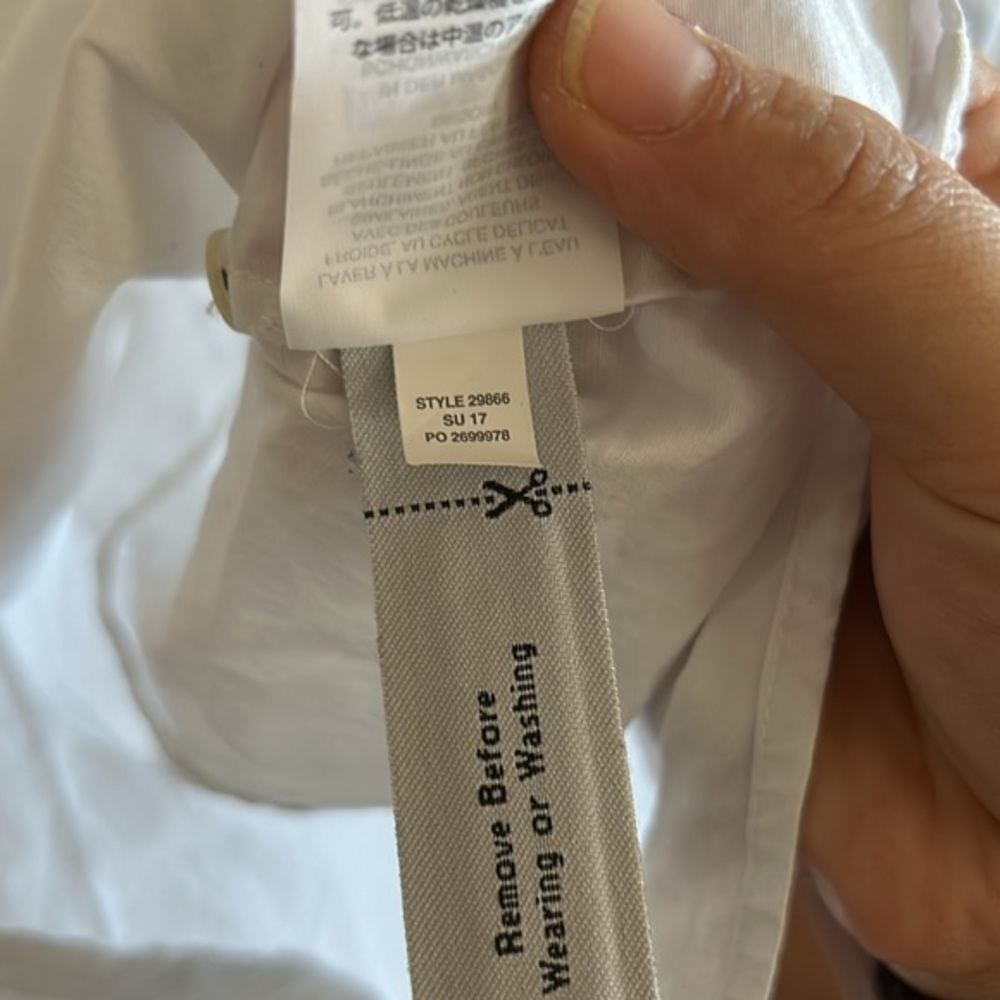 J Crew Buttoned Front Basic Shirt. Size M - image 7